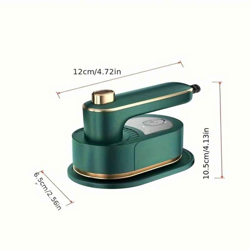 40W Mini Handheld Steam Iron Foldable Wet Dry Ironing Machine Household Travel Fast Heating for Clothes Fabric Wrinkle