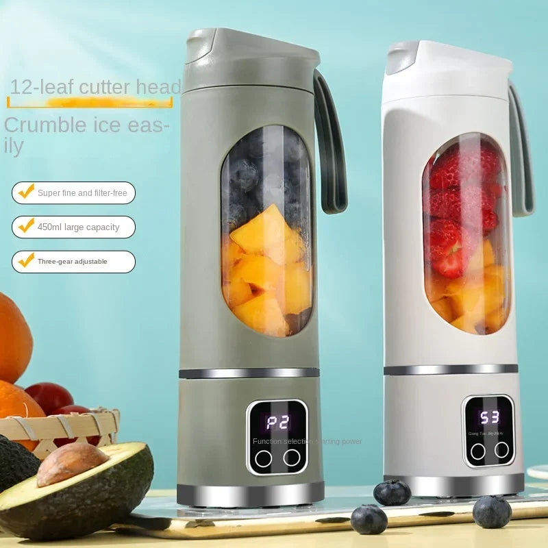 Mini electric juicer, portable blender, fruit blender, fruit extractor, multifunctional juicer, smoothie blender