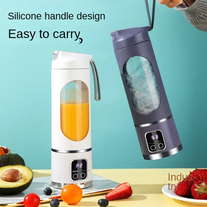 Mini electric juicer, portable blender, fruit blender, fruit extractor, multifunctional juicer, smoothie blender